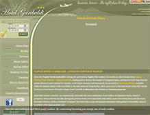 Tablet Screenshot of hotelgaribaldinapoli.com